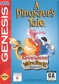 Genesis - A Dinosaur's Tale Box Art Front