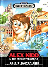 Genesis - Alex Kidd in the Enchanted Castle Box Art Front