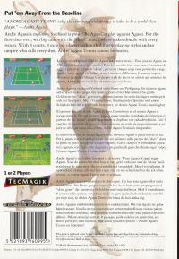 Genesis - Andre Agassi Tennis Box Art Back