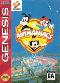 Genesis - Animaniacs Box Art Front