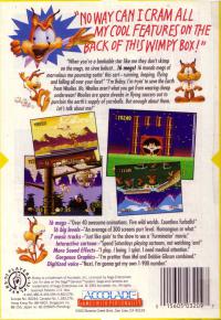 Genesis - Bubsy in Claws Encounters of the Furred Kind Box Art Back