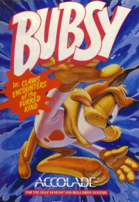 Genesis - Bubsy in Claws Encounters of the Furred Kind Box Art Front