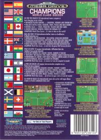 Genesis - Champions World Class Soccer Box Art Back