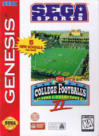 Genesis - College Football's National Championship II Box Art Front
