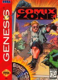 Genesis - Comix Zone Box Art Front