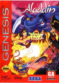 Genesis - Disney's Aladdin Box Art Front