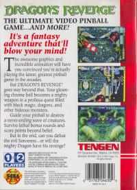 Genesis - Dragon's Revenge Box Art Back
