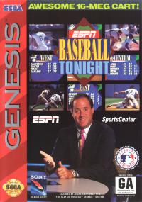 Genesis - ESPN Baseball Tonight Box Art Front