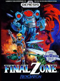 Genesis - Final Zone Box Art Front