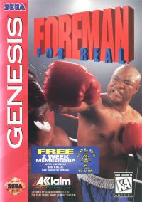Genesis - Foreman For Real Box Art Front
