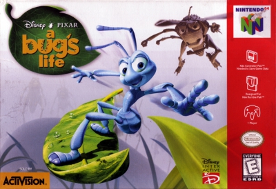 N64 - A Bug's Life Box Art Front