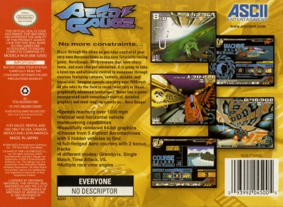 N64 - AeroGauge Box Art Back