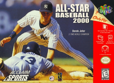 N64 - All Star Baseball 2000 Box Art Front