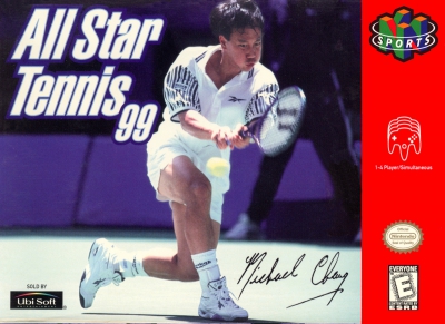 N64 - All Star Tennis 99 Box Art Front
