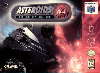 N64 - Asteroids Hyper 64 Box Art Front