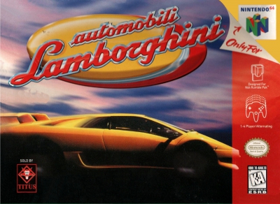 N64 - Automobili Lamborghini Box Art Front