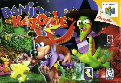 N64 - Banjo Kazooie Box Art Front