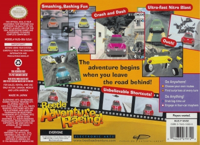 N64 - Beetle Adventure Racing Box Art Back