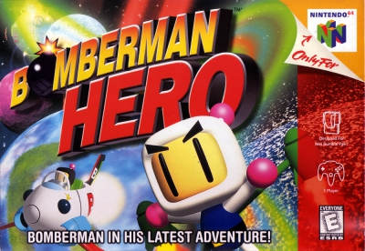 N64 - Bomberman Hero Box Art Front