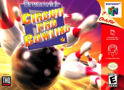 N64 - Brunswick Circuit Pro Bowling Box Art Front