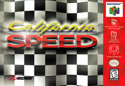 N64 - California Speed Box Art Front