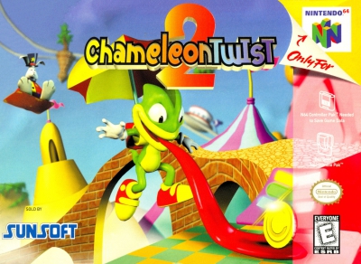 N64 - Chameleon Twist 2 Box Art Front