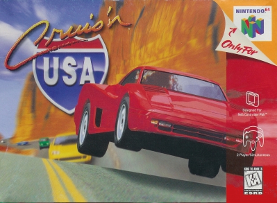 N64 - Cruis'n USA Box Art Front