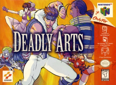 N64 - Deadly Arts Box Art Front