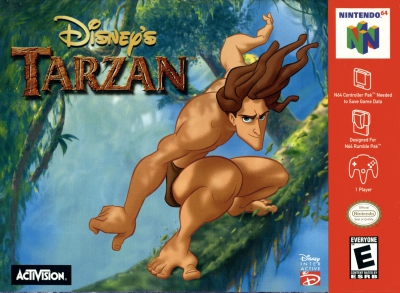 N64 - Disney's Tarzan Box Art Front