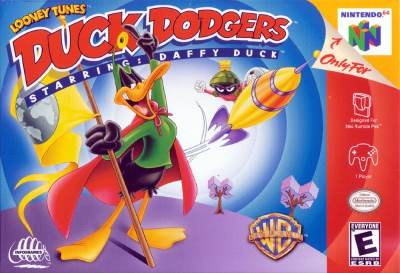 N64 - Duck Dodgers Starring Daffy Duck Box Art Front