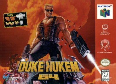 N64 - Duke Nukem 64 Box Art Front