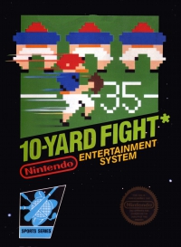NES - 10 Yard Fight Box Art Front