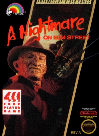 NES - A Nightmare on Elm Street Box Art Front