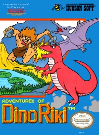 NES - Adventures of Dino Riki Box Art Front