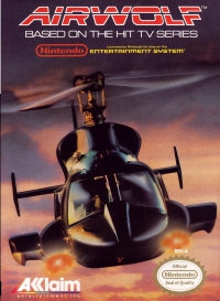 NES - Airwolf Box Art Front