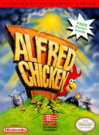 NES - Alfred Chicken Box Art Front