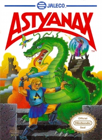 NES - Astyanax Box Art Front