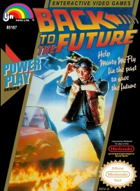 NES - Back to the Future Box Art Front