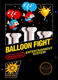 NES - Balloon Fight Box Art Front