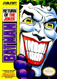 NES - Batman Return of the Joker Box Art Front