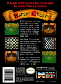 NES - Battle Chess Box Art Back