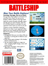 NES - Battleship Box Art Back