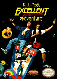 NES - Bill and Ted's Excellent Video Game Adventure Box Art Front