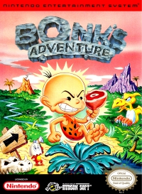 NES - Bonk's Adventure Box Art Front