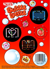 NES - Bubble Bobble Box Art Back
