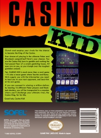NES - Casino Kid Box Art Back