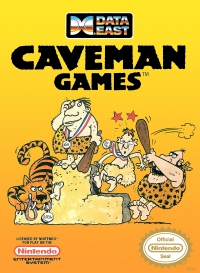 NES - Caveman Games Box Art Front
