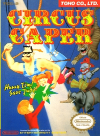 NES - Circus Caper Box Art Front