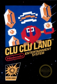 NES - Clu Clu Land Box Art Front