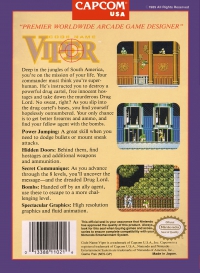 NES - Code Name Viper Box Art Back